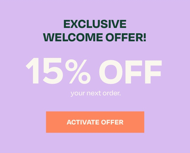 Exclusive welcome offer