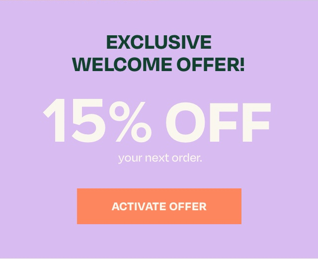 Exclusive welcome offer