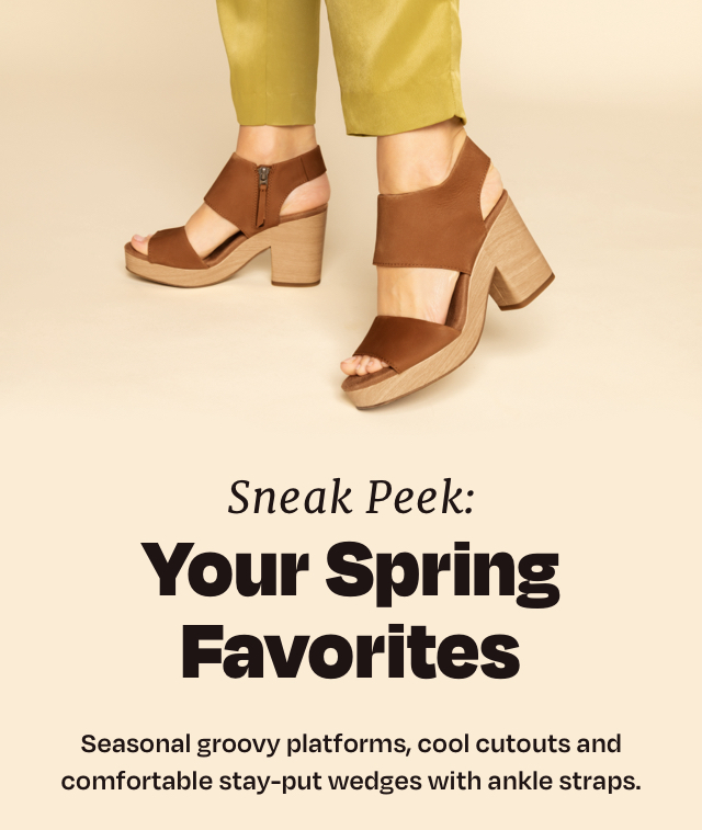 Sneak Peek: Your Spring Favorites