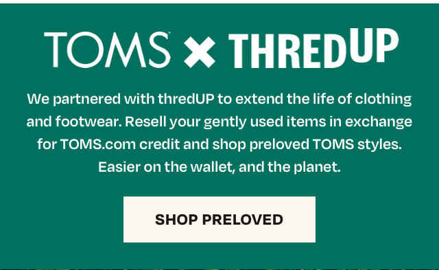 TOMS x THREDUP