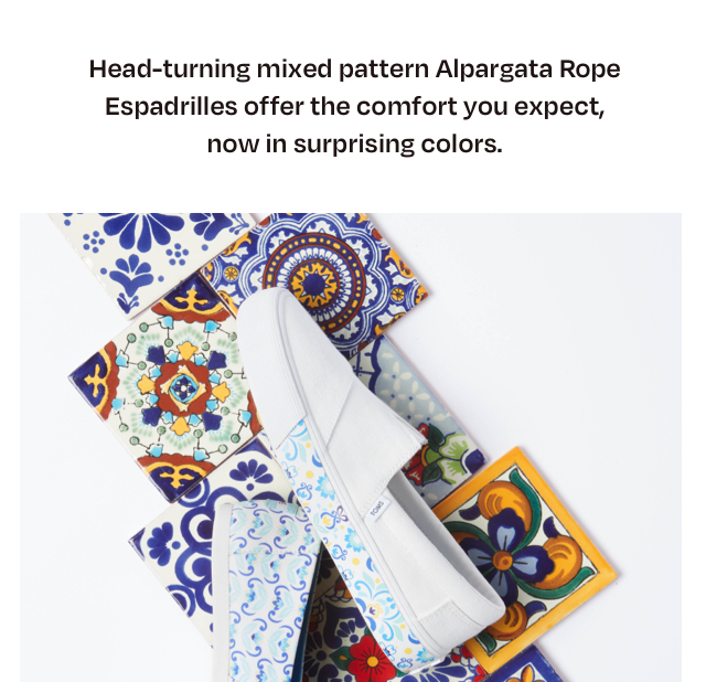 Head-turning mixed pattern Alpargata Rope Espadrilles