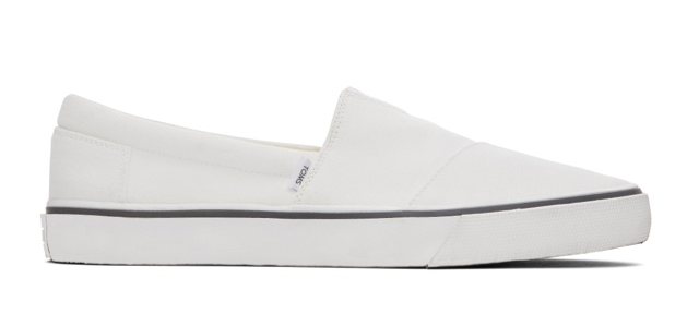 Men's White Slip On Fenix