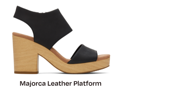 Majorca Leather Platform