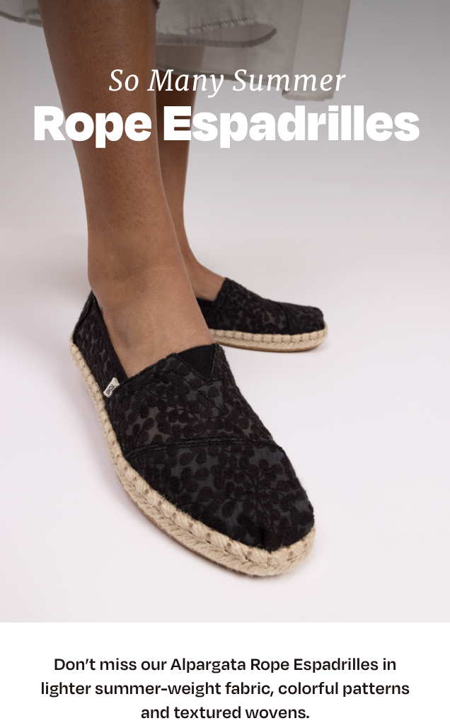 So Many Summer Rope Espadrilles