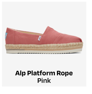 Alp Platform Rope Pink