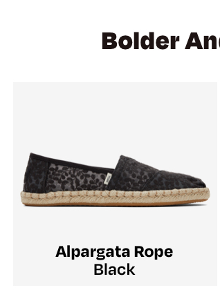 Alpargata Rope Black