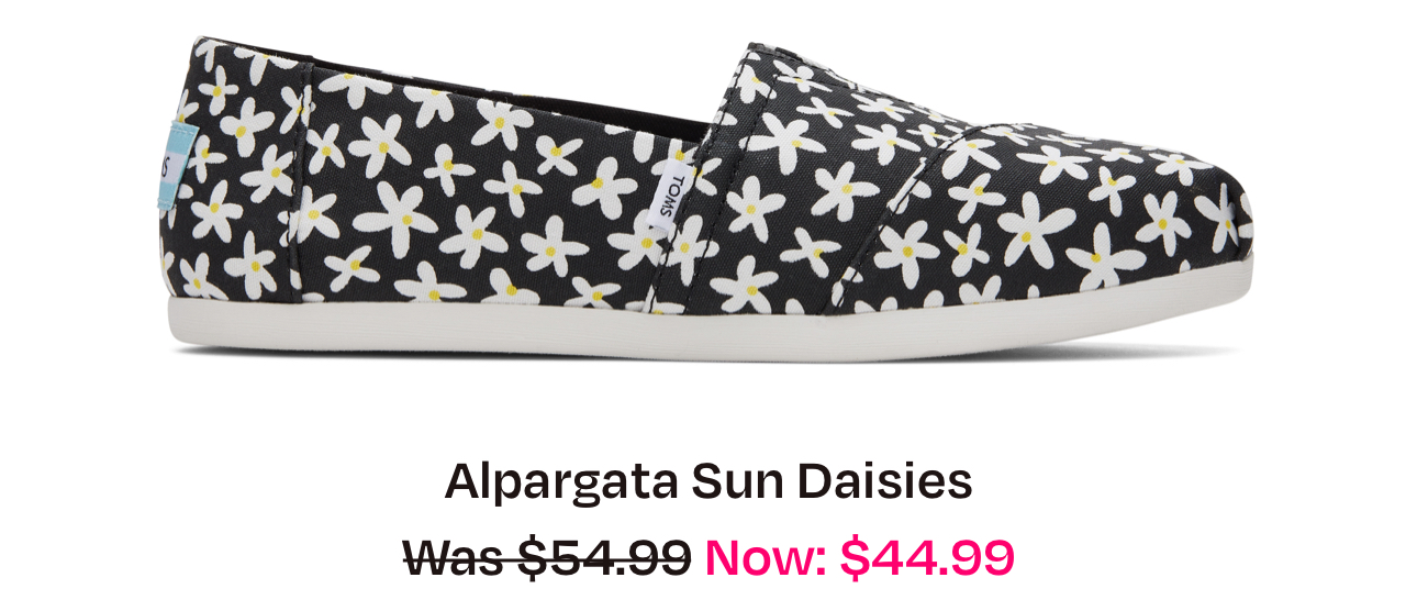 Alpargata Sun Daisies