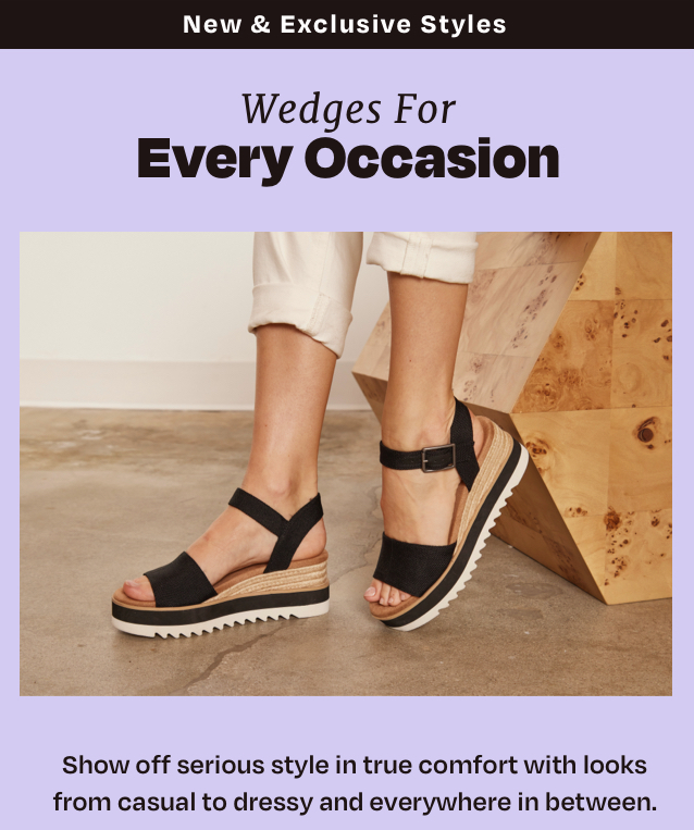 Wedges For Every Occasion