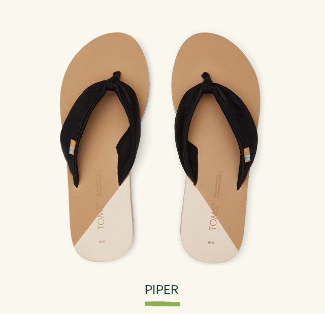 Black Piper Eco Sandals