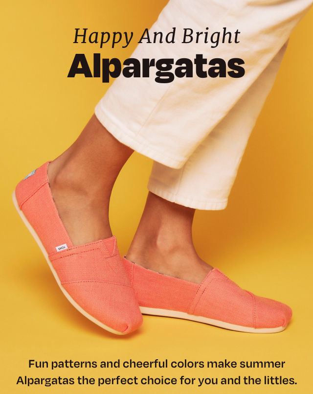 Happy and bright Alpargatas