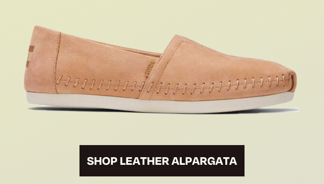 Leather Alpargata