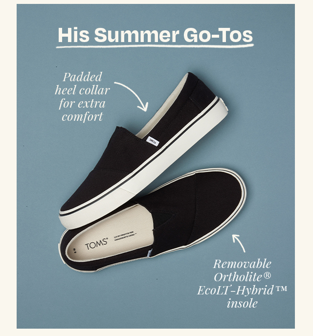 His Summer Go-Tos