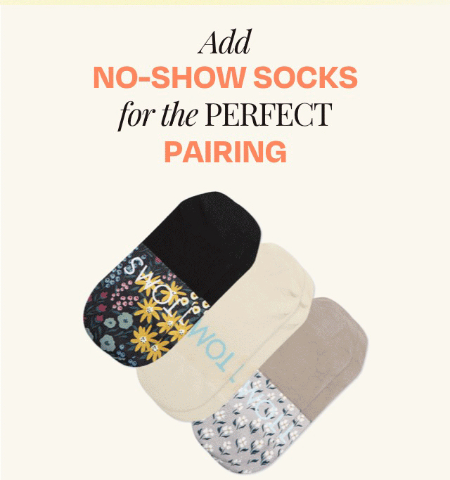 Ultimate No Show Socks Ditzy Floral 3 Pack