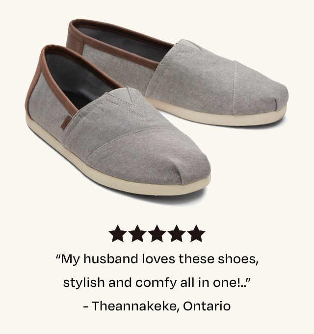 "My husband loves these shoes"