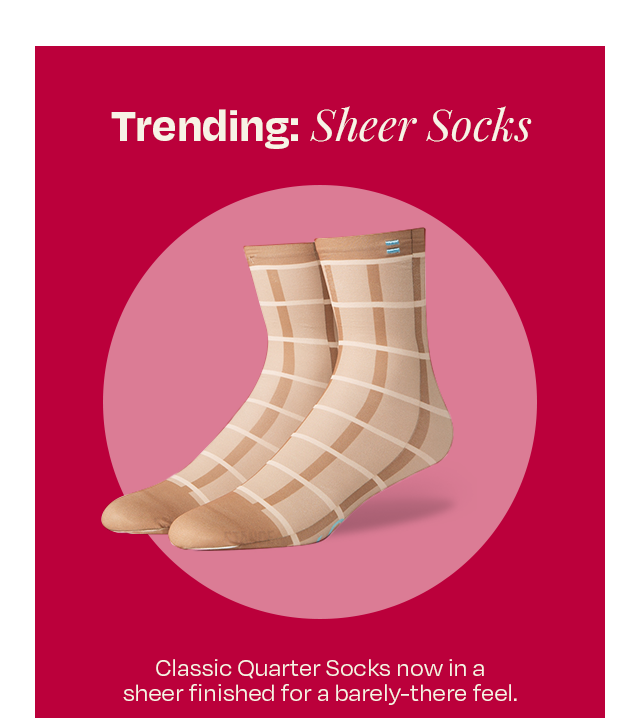 Trending: Sheer Socks