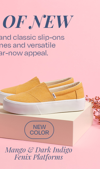 Mango & Dark Indigo Fenix Platforms