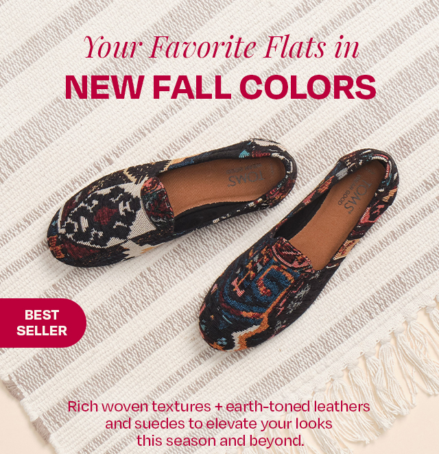 Your Favorite Flats in New Fall Colors