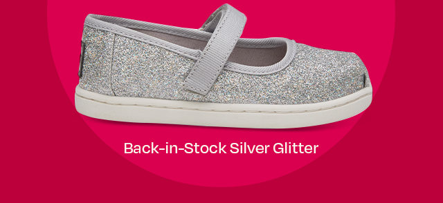 Back-in-Stock Silver Glitter