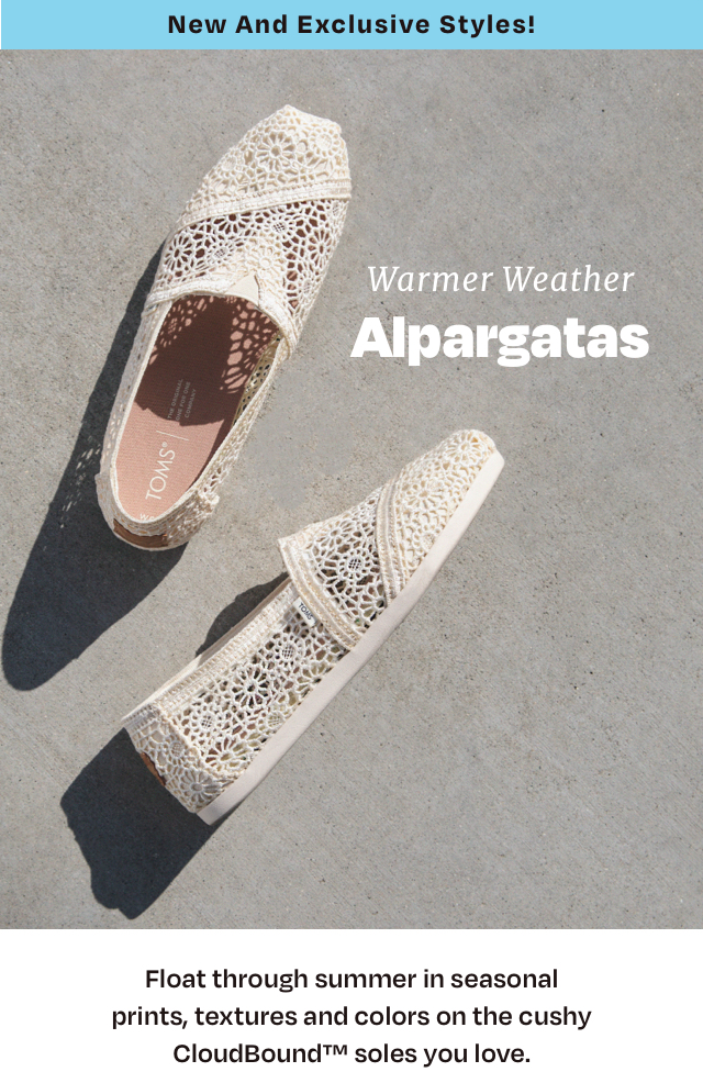 Warmer Weather Alpargatas