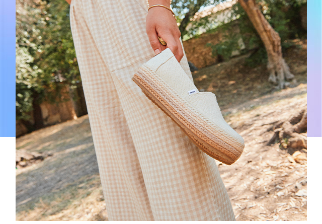 Dark Natural Valencia Platform Espadrille