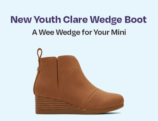 New Youth Clare Wedge Boot