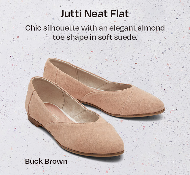 Jutti Neat Flat Buck Brown