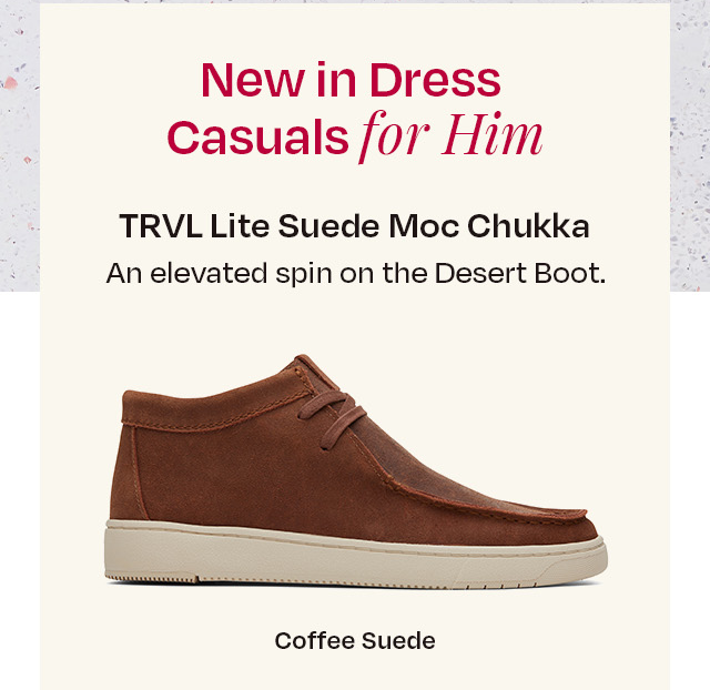 TRVL Lite Suede Moc Chukka