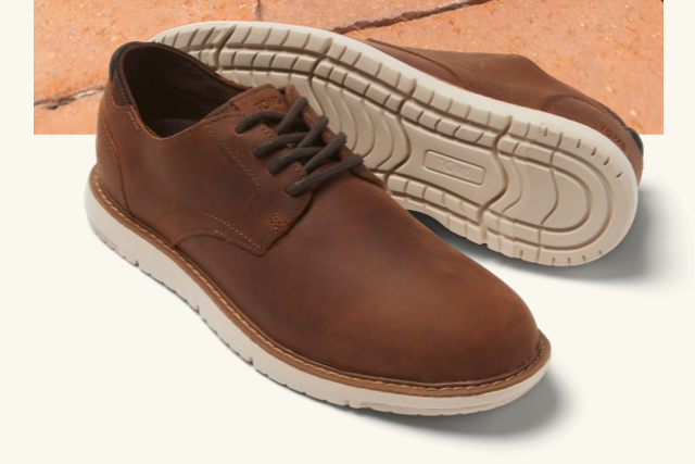 Navi Brown Water Resistant Dress Shoe