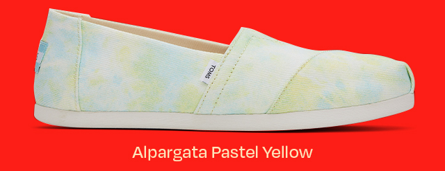 Alpargata Pastel Yellow