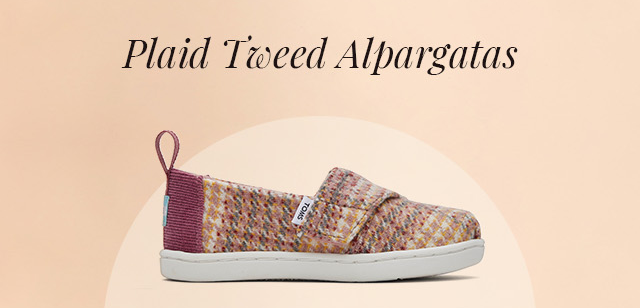 Plaid Tweed Alpargatas