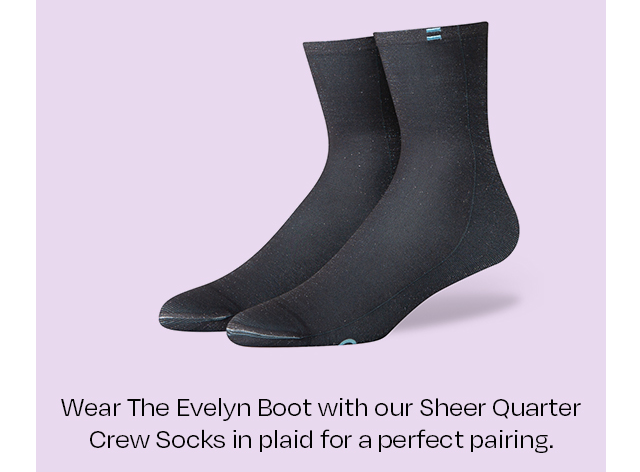 Sheer Quarter Crew Socks