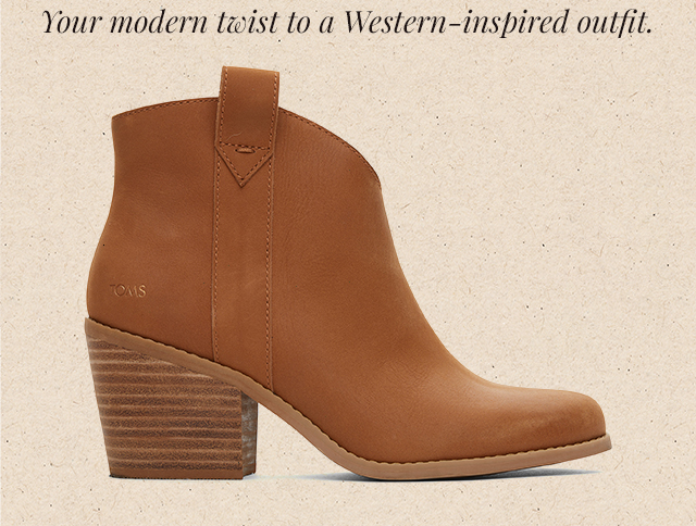 Your modern twist to a Western-inspired outfit.