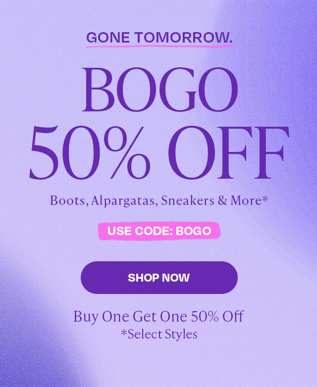 BOGO 50% OFF