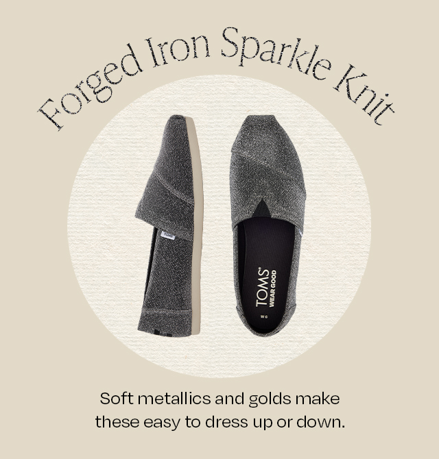 Forged Iron Sparkle Knit