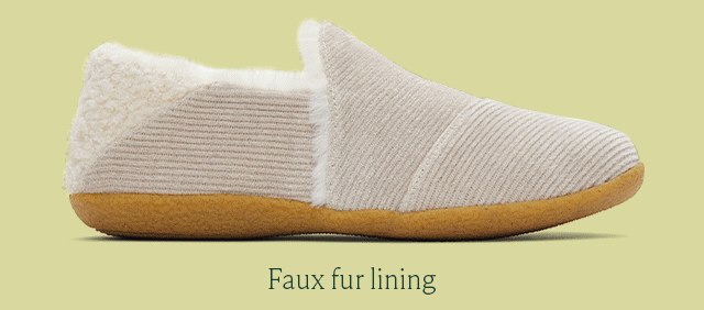 Faux fur lining