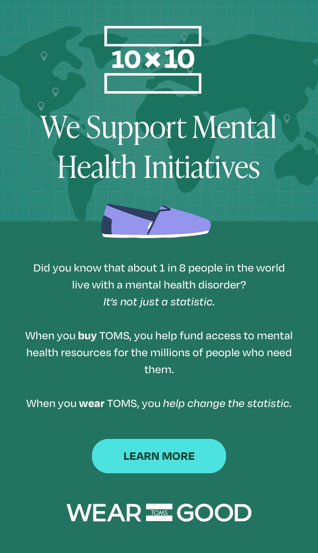 We Support Mental Health Initiatives