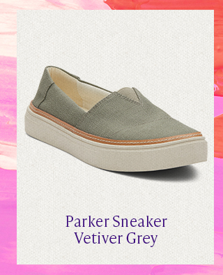 Parker Sneaker Vetiver Grey