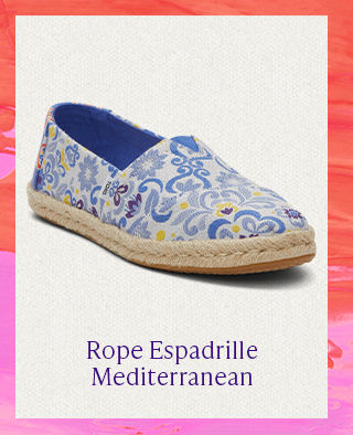 Rope Espadrille Mediterranean