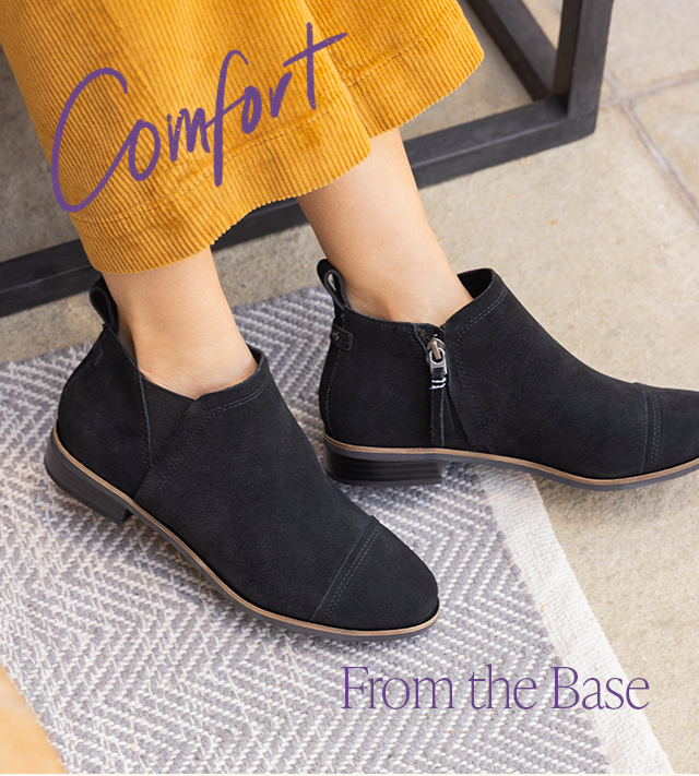 Reese Black Suede Ankle Boot