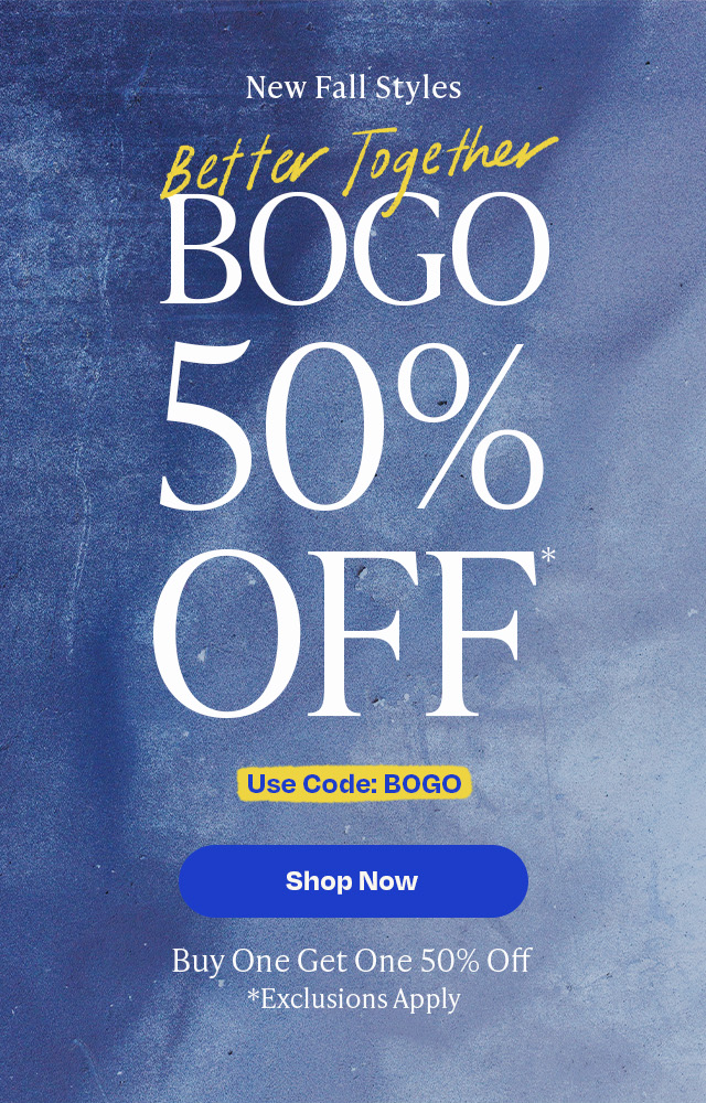 BOGO 50% OFF