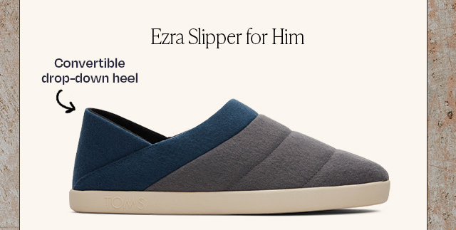 Ezra Forged Iron Faux Fleece Convertible Slipper