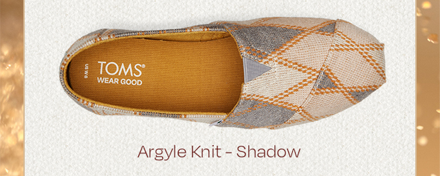 Argyle Knit - Shadow