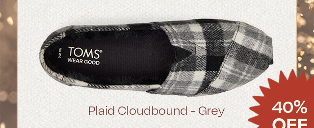 Plaid Cloudbound - Grey