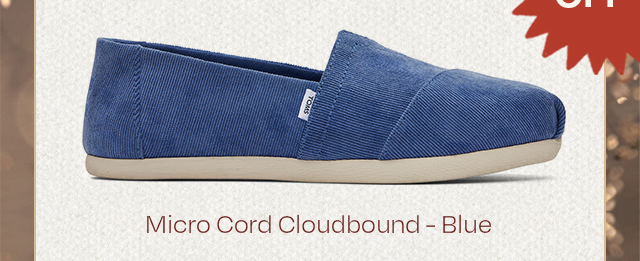 Micro Cord Cloudbound - Blue