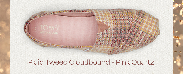 Plaid Tweed Cloudbound - Pink Quartz