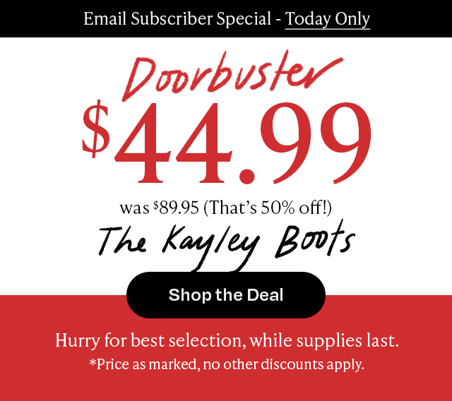 Save 50% on Kayley Boots