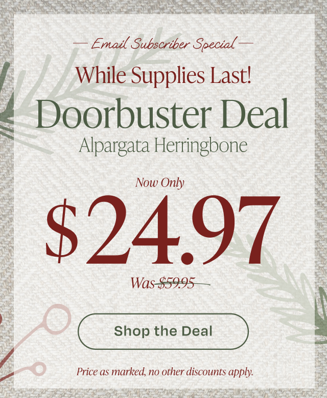 Doorbuster Deal $24.97