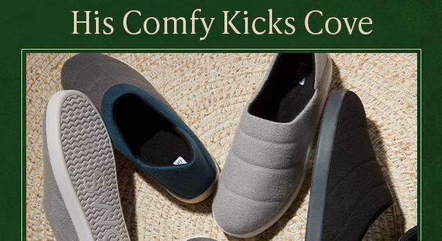 His Comfy Kicks Cover