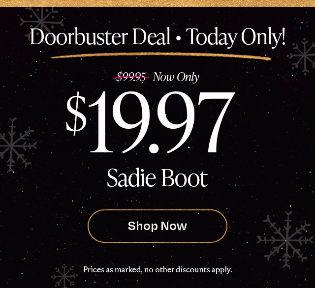 Doorbuster Deal $19.97