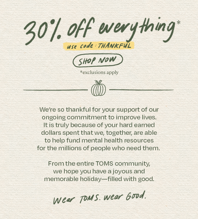 30% off everything